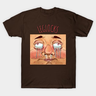 Leglocks Crying Face Jiu Jitsu T-Shirt